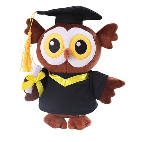 Abschlussplüschtier – Plüschtier für Abschlussfeier, Plüschtier Bär Eule für College, Gymnasiasten und Studenten, Plüschtier zum Schulabschluss, Zeichenfiguren Abschlussplüschtier – Plüschtier für Abschlussfeier, Plüschtier Bär Eule für College, Gymnasiasten und Studenten, Plüschtier zum Schulabschluss, Zeichenfiguren von Generic