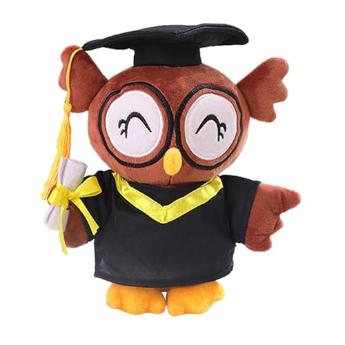 Abschlussplüschtier – Plüschtier für Abschlussfeier, Plüschtier Bär Eule für College, Gymnasiasten und Studenten, Plüschtier zum Schulabschluss, Zeichenfiguren Abschlussplüschtier – Plüschtier für Abschlussfeier, Plüschtier Bär Eule für College, Gymnasiasten und Studenten, Plüschtier zum Schulabschluss, Zeichenfiguren von Generic