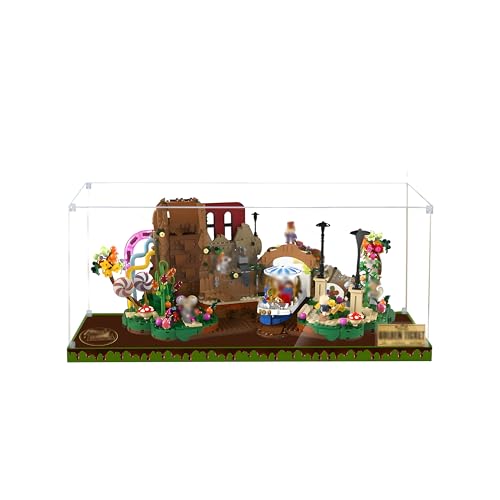 Acryl-Displaybox für Lego 21360 Schokoladenfabrik, Staubdicht, Aufbewahrungsbox, Transparente Vitrine kompatibel mit 21360 (Modell Nicht enthalten) (transparent) von Generic