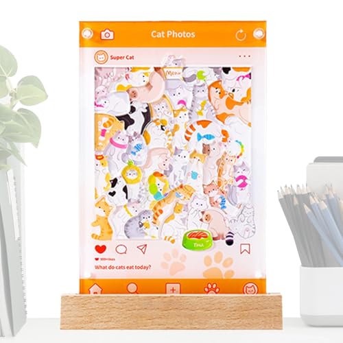 Acryl-Puzzle, Acryl-Puzzle | Lustige und herausfordernde Puzzles | Lernpuzzle für Kinder Nachtlicht, leuchtendes Tierpuzzle im Vorschulalter für und Mädchen von Generic