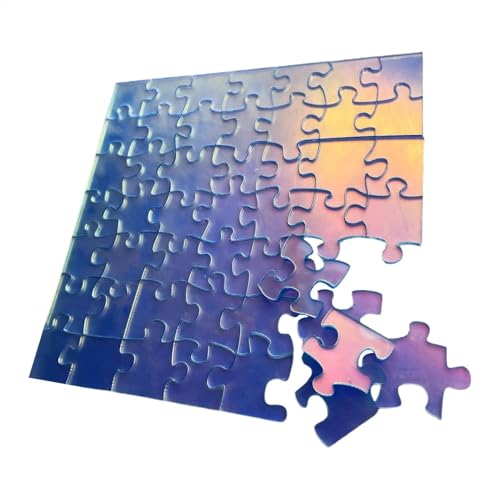 Acryl-Puzzle, Herausforderung unmöglich, schwieriges Puzzlespiel – transparent, nicht wiederholend, 49 Teile, und schwieriges Puzzlespiel für und von Generic