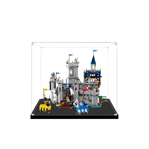 Acryl-Vitrine für Lego 31168 Set, Aufbewahrungsbox für 31168 Bausteinmodell, staubdichte Box, transparente Box, nur Vitrine (2mm) von Generic