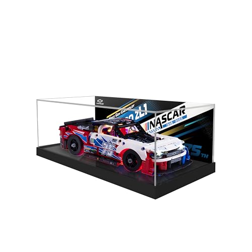 Acryl-Vitrine für Lego 42153 Chevroet Camao Rennwagenmodell, transparente staubdichte Vitrine, Aufbewahrungsbox für Bausteine, Modell Nicht enthalten (A) von Generic
