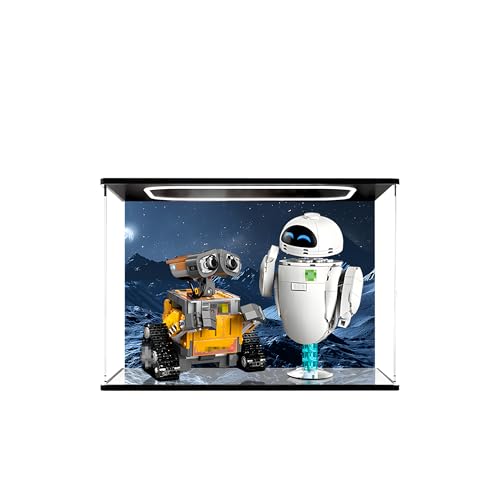 Acryl-Vitrine für Lego Set 43279, klare transparente Vitrine, staubdichte Aufbewahrungsbox für Modellpräsentation und Wohnkultur, nur Vitrine (Background) von Generic