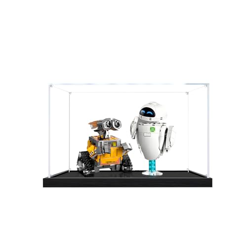 Acryl-Vitrine für Lego Set 43279, klare transparente Vitrine, staubdichte Aufbewahrungsbox für Modellpräsentation und Wohnkultur, nur Vitrine (Black) von Generic