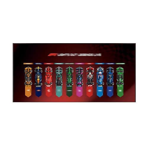 Acryl-Vitrine für Lego Speed ​​Champions 77246 für F1-Rennwagen-Set, transparente, staubdichte Vitrine, kompatibel mit Lego Technic für Visa Cash App RB VCARB 01 (E) von Generic