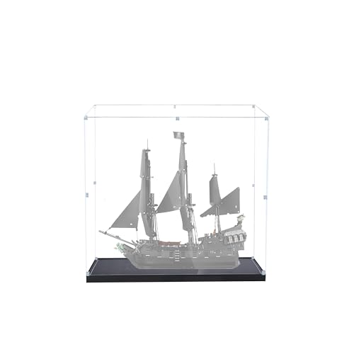 Acryl Vitrinenbox für Lego 10365 Schiff – Sammleredition, Staubdichte Aufbewahrungsbox, Transparente Schauvitrine, Nur Vitrine, ohne Modell (Transparent) von Generic