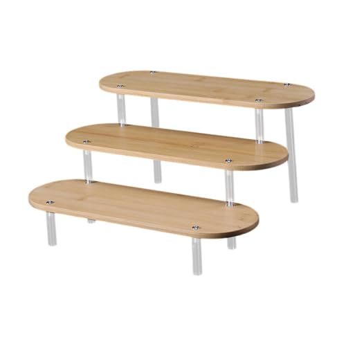 Acrylausstellung Riser Ständer Sammelt Riser Display Rack Showcase für Spielzeugdekorationsfiguren Modellfahrzeuge Parfüm, 20 cm von Generic