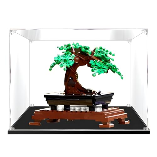 Acrylic Display Box for Le-Go for 10281 Potted Plant Model-3mm Transparent Dustproof Box,Storage Box(No Model) (Transparent) von Generic