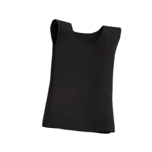 Actionfigur im Maßstab 1/6, Kleidung, Tanktop, modisch, für Damen, Minipuppe, Kostümzubehör für weibliche Körper, 30 cm, Schwarz Actionfigur im Maßstab 1/6, Kleidung, Tanktop, modisch, für Damen, Minipuppe, Kostümzubehör für weibliche Körper, 30 cm, Schwarz von Generic