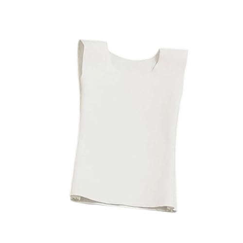 Actionfigur im Maßstab 1/6, Kleidung, Tanktop, modisch, für Damen, Minipuppe, Kostümzubehör für weibliche Körper von 30 cm, Weiß Actionfigur im Maßstab 1/6, Kleidung, Tanktop, modisch, für Damen, Minipuppe, Kostümzubehör für weibliche Körper von 30 cm, Weiß von Generic