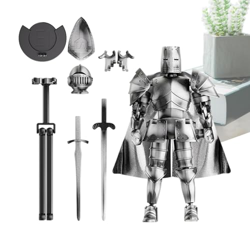 Actionfiguren-Modell – Posable Ritter-Figur | Gelenkiges mittelalterliches Kriegermodell mit vollständiger Körperbewegung | 360° Kopfdrehung zum Sammeln einer Actionfigur für das J Actionfiguren-Modell – Posable Ritter-Figur | Gelenkiges mittelalterliches Kriegermodell mit vollständiger Körperbewegung | 360° Kopfdrehung zum Sammeln einer Actionfigur für das J von Generic