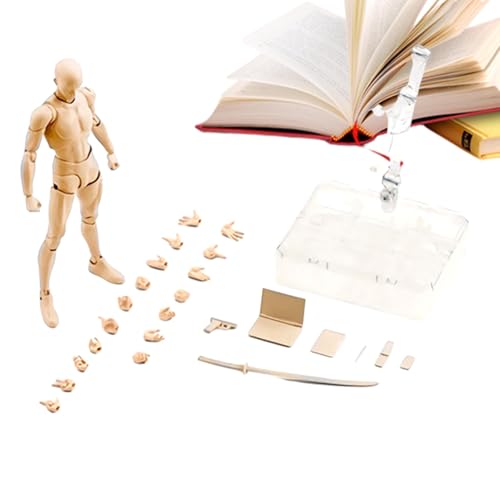 Actionfiguren-Modell-Set – Skizzieren Zeichnen Puppe Mannequin Modell | PVC bewegliche Actionfigur für Künstler mit Basis – perfekt für Fotografie-Requisiten, Malerei, Desktop-Dekoration & Anatomie Actionfiguren-Modell-Set – Skizzieren Zeichnen Puppe Mannequin Modell | PVC bewegliche Actionfigur für Künstler mit Basis – perfekt für Fotografie-Requisiten, Malerei, Desktop-Dekoration & Anatomie von Generic
