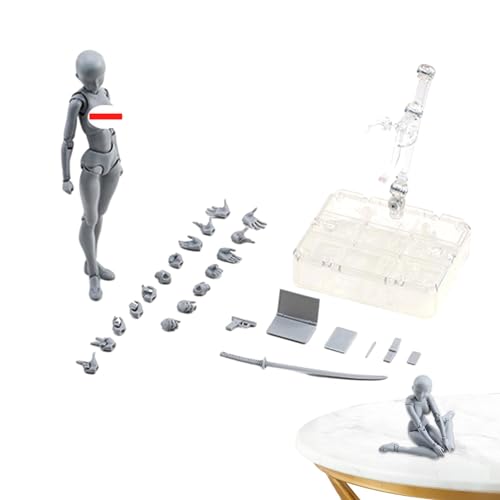 Actionfigurenmodell-Set – Modell von Actionfiguren zum Zeichnen, Modell-Set für Puppen zum Zeichnen und Zeichnen | Modell-Malkörper mit beweglichen Dichtungen zum Schreiben von Generic