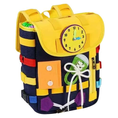 Activity Board Fidget Board sensorische Aktivitäts-Panel Multifunktional Portable, kreative lustige Zappel Board pädagogische Aktivitäten zum Lernen der feinen m von Generic