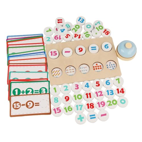 Additions- und Subtraktionsspiele für mathematische Additions- und Subtraktionsspiele | Digitales Lernspiel | Zählschachspiele | Vorschule Mathematikzählspielzeug von Generic