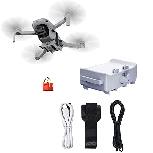 Airdrop Payload Transport Delivery Device Release Drop Device Kompatibel für DJI Mini2/Mini 2 SE/Mini SE Dropping System Drohne Zubehör für Hochzeit&Such&Rettung von Generic