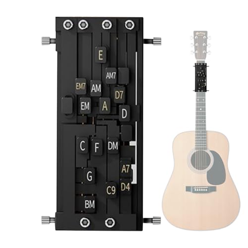 Akkordpresse für Gitarre, Taschenformat, Zubehör für Gitarre für Anfänger, Jugendliche und Erwachsene von Generic