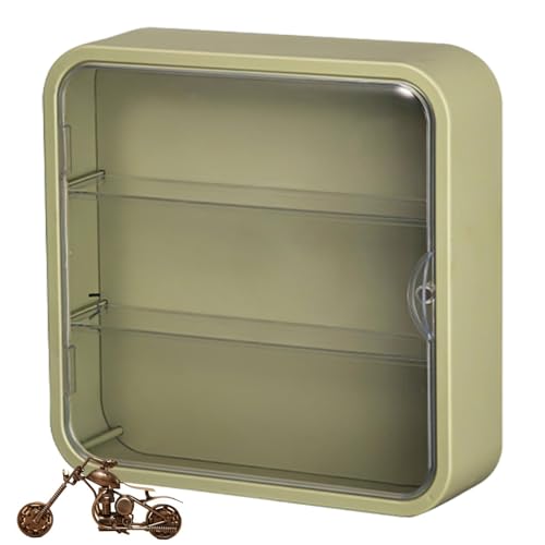 Aktionsfigur Anzeigekoffer - Magnet -Türspeicherbox, 3 -Layer -Puppenorganisator | Staubdestellter Spielzeugregal, Sammelhalter mit großer Kapazität, Display -Organizer, Multi -Layer -Speicher von Generic
