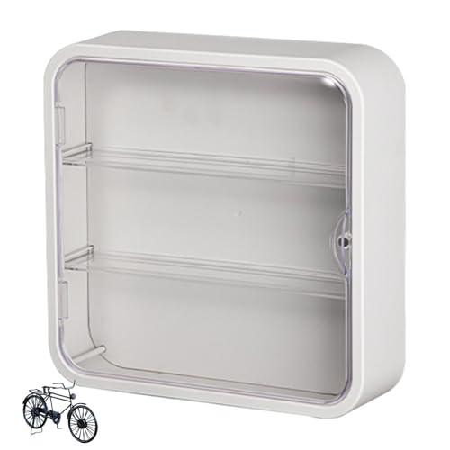 Aktionsfigur Display -Hülle - Löschen Von Acrylanzeigekasten, Staubsicherer Organizer | 3-stufige Aktionsfiguren Speicher- Und Organizer-Box, Sammelschildstand, Speicherschrank Für Schreibtisch Und Re von Generic