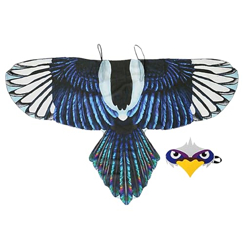 Alas of Ave für Kostüm - weiche Gaze, Design, verstellbare Träger, | Bunte Anzüge mit Flügeln für fantasievolle Spiele oder Kinderschulveranstaltungen bis 8 Jahre Alas of Ave für Kostüm - weiche Gaze, Design, verstellbare Träger, | Bunte Anzüge mit Flügeln für fantasievolle Spiele oder Kinderschulveranstaltungen bis 8 Jahre von Generic