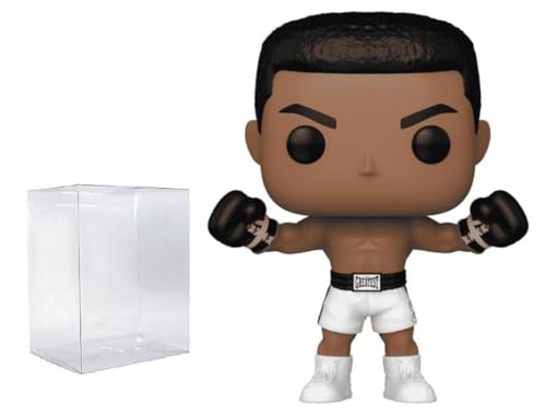 Ali Exclusive #80 Vinyl-Boxfigur, gebündelt mit einem kompatiblen transparenten Vinyl-Box-Schutz von Generic