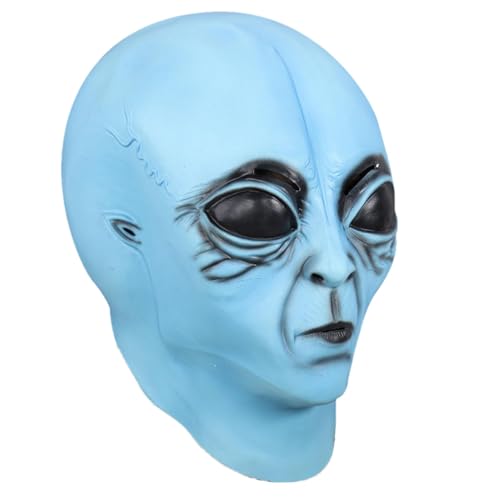 Alien Cosplay Kostüm, Halloween Kopf Prop - Halloween Realistische Kopfstütze | Festival Multifunktions Kopf Requisiten, Requisiten für Cosplay, Show, blu, verwijzen naar de beschrijving Alien Cosplay Kostüm, Halloween Kopf Prop - Halloween Realistische Kopfstütze | Festival Multifunktions Kopf Requisiten, Requisiten für Cosplay, Show, blu, verwijzen naar de beschrijving von Generic