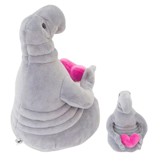 Alien Plüschpuppe - Alien Plüsch mit rotem Herz | Plüschkissen Puppe Kreative Statue Puppen Plüsch Rot Herz Plüsch Puppen Spielzeug für Kinder von Generic