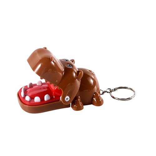 Alligator Bite Toy, Alligator Toy Keychain Dentist Game, Funny Crocodile Chomp Game Prank Toys Party Supplies, Push Teeth Down von Generic