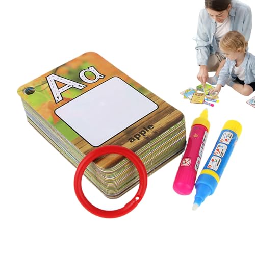 Alphabet-Zeichenkarten, Wasserfarben-Alphabetkarten | Kinder-Alphabet-Zeichenkarten | Zahlen- und Alphabet-Kartenspiele, Alphabet-Wassermalkarten für Kleinkinder Alphabet-Zeichenkarten, Wasserfarben-Alphabetkarten | Kinder-Alphabet-Zeichenkarten | Zahlen- und Alphabet-Kartenspiele, Alphabet-Wassermalkarten für Kleinkinder von Generic