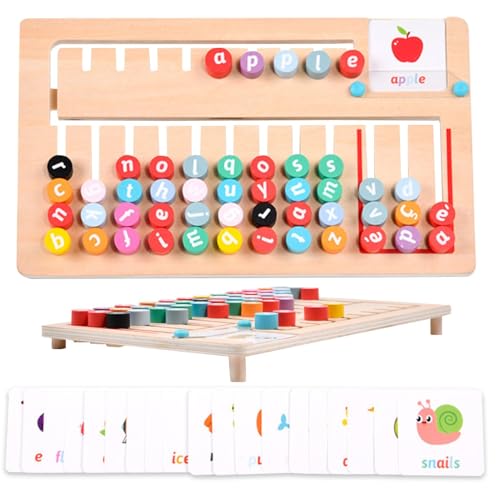 Alphabetisches Matching Spiel - Buchstabenerkennungsspiele, Schreibtafel Für Buchstaben | Matchboard Aus Holz Mit Buchstaben, Lernspielzeug Vorschule Für Ra Alphabetisches Matching Spiel - Buchstabenerkennungsspiele, Schreibtafel Für Buchstaben | Matchboard Aus Holz Mit Buchstaben, Lernspielzeug Vorschule Für Ra von Generic