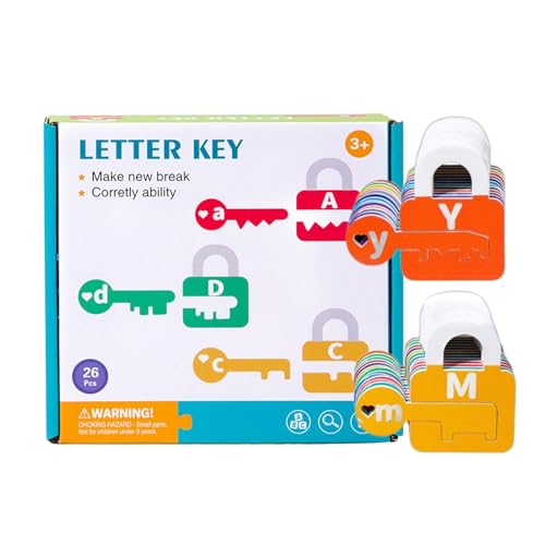 Alphabetisches Matchingspiel, Kinderschlösser mit Schlüssel,Kombinationsspiel für Schlüssel und Schlösser zum Zählen von Zahlen | Lernspiele im Vorschulalter, Lernspielzeug Alphabetisches Matchingspiel, Kinderschlösser mit Schlüssel,Kombinationsspiel für Schlüssel und Schlösser zum Zählen von Zahlen | Lernspiele im Vorschulalter, Lernspielzeug von Generic
