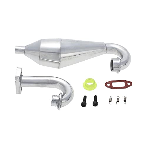 Aluminiumrohr für RC HSP FG 1:5 Monster Truck Auto in Dunkel, Silber von Generic