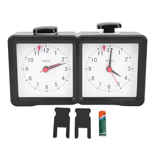 Analog Schachkakt -Timer, Mechanische Struktur mit Timing -Startknopf, Genaue Zeitmessung für Brettspiele von Generic
