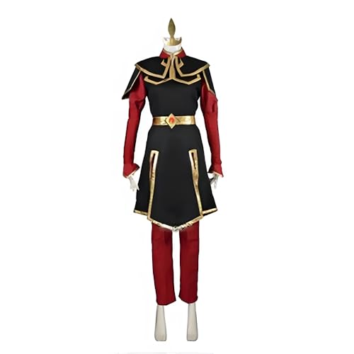 Anführer Der Feuerkrieger Prinzessin Azula Cosplay Kostüm Uniform Outfit (Schwarz,M) von Generic