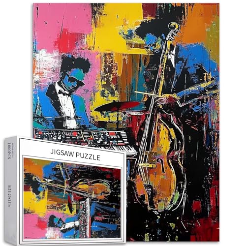 Angel Girl Holding Bouquet of Flowers 1000 Piece Jigsaw Puzzles for Adults Banksy Graffiti Puzzle 20×27 Inches Colorful DIY Puzzles for Home Decoration Gifts Family Puzzle Perfect for Game Nights von Generic