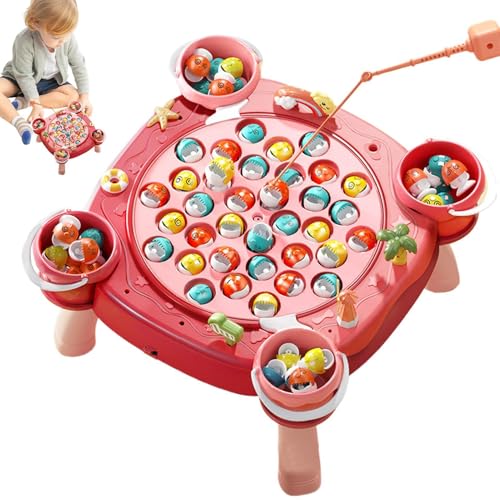 Angelspiel, Angelspiel für – Vorschule rotierende Fische | magnetisches Angelspiel mit Musik zur Erziehung feiner motorisierter Aktivität für 3-5 Jahre Angelspiel, Angelspiel für – Vorschule rotierende Fische | magnetisches Angelspiel mit Musik zur Erziehung feiner motorisierter Aktivität für 3-5 Jahre von Generic