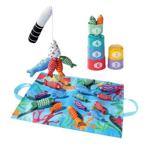 Angelspiel Spielzeug, Angelspiel für - Angelspiel, Sortieren von Stoffen, Lernen von Fischspielzeug, Lernspielzeug aus sicheren stapelbaren Bechern, passendes Puzzle für Geburtstag, Ostern Angelspiel Spielzeug, Angelspiel für - Angelspiel, Sortieren von Stoffen, Lernen von Fischspielzeug, Lernspielzeug aus sicheren stapelbaren Bechern, passendes Puzzle für Geburtstag, Ostern von Generic