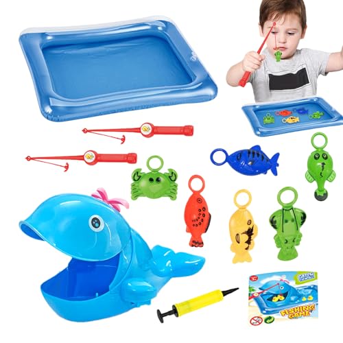 Angelspielzeug für Kleinkinder – Angelset für die Badewanne, schwimmendes Wasserspielzeug | Interaktives Poolspiel, schimmelfreies Design, Spaß beim frühen Lernen, Farberkennung, sicheres Badespielset Angelspielzeug für Kleinkinder – Angelset für die Badewanne, schwimmendes Wasserspielzeug | Interaktives Poolspiel, schimmelfreies Design, Spaß beim frühen Lernen, Farberkennung, sicheres Badespielset von Generic