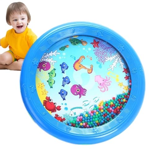 Animal Graphic Sea Sound Drum Musikspielzeug für Kinder | Gentle Sounds Drum Toming Toy, Tempry Learning Percussion Drum, Fun Music Instrument for Children von Generic