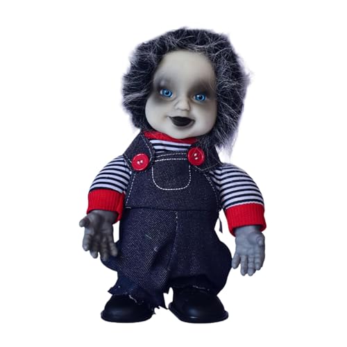 Animatronic - Gruselige Halloween-Puppe, klangaktiviertes gruseliges Spielzeug, gruselige Puppe mit Sound, gruselige Bewegung mit frechem Spielzeug, gruselige Dekoration Animatronic - Gruselige Halloween-Puppe, klangaktiviertes gruseliges Spielzeug, gruselige Puppe mit Sound, gruselige Bewegung mit frechem Spielzeug, gruselige Dekoration von Generic