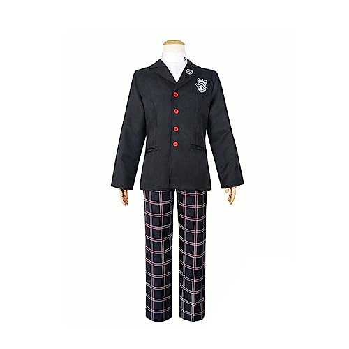 Anime Amamiya Ren Cosplay Kostüm Schule JK Uniform Halloween Anzüge,L-Black von Generic