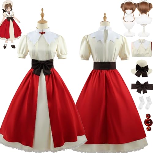 Anime Cardcaptor Sakura Kinomoto Sakura Cosplay Costume Outfit Role Play Uniform Complete Set Halloween Party Carnival Dress Up Suit with Wig Hat for Women Anime Cardcaptor Sakura Kinomoto Sakura Cosplay Costume Outfit Role Play Uniform Complete Set Halloween Party Carnival Dress Up Suit with Wig Hat for Women von Generic