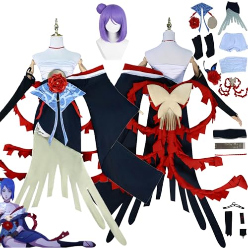Anime Character Konan New Skin Cosplay Costume Outfit Tsunade Role Play Uniform Complete Set Halloween Carnival Party Dress Up Suit with Wig for Women Anime Character Konan New Skin Cosplay Costume Outfit Tsunade Role Play Uniform Complete Set Halloween Carnival Party Dress Up Suit with Wig for Women von Generic