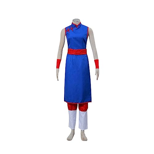 Anime Chichi Cosplay Kostüm Blaues Kleid Uniform Halloween Party Outfits,Blue-3XL Anime Chichi Cosplay Kostüm Blaues Kleid Uniform Halloween Party Outfits,Blue-3XL von Generic