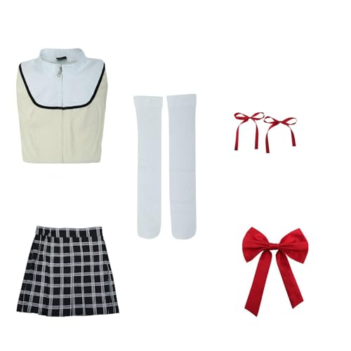 Anime-Cosplay-Kostüm-Komplettpaket – Halloween-Party-Convention-Cosplay (XS, S, M, L, XL, XXL, 3XL) Color1,L von Generic