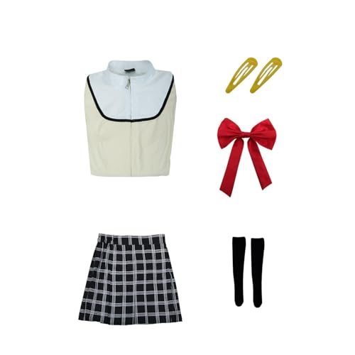 Anime-Cosplay-Kostüm-Komplettpaket – Halloween-Party-Convention-Cosplay (XS, S, M, L, XL, XXL, 3XL) Color5,XL von Generic