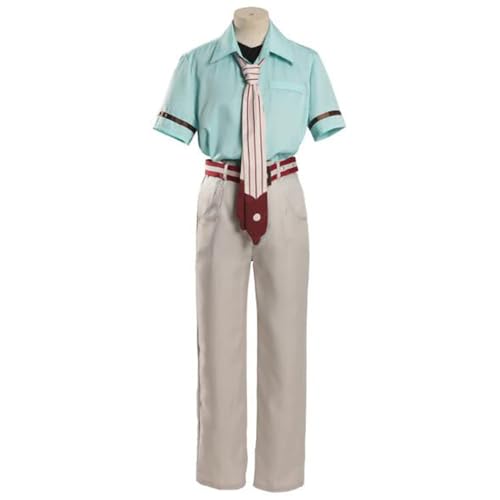 Anime Cosplay Kostüme Für Minamoto Kou Uniform Full Set Halloween Outfit Für Männer Frauen (Blau,L) von Generic