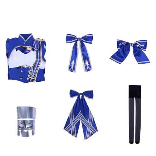 Anime-Halloween-Kostüm für Erwachsene – Komplettes Cosplay-Set, Leicht Zu Tragen für Partys und Veranstaltungen Color1,L von Generic
