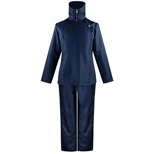 Anime Inumaki Toge Cosplay Kostüm Uniform Set mit Zubehör,Blue-XXL Anime Inumaki Toge Cosplay Kostüm Uniform Set mit Zubehör,Blue-XXL von Generic